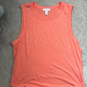 NWOT Beyond Yoga Curved Hem Tank Peach Small